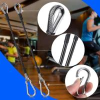 Cable de extensión de gimnasio de acero inoxidable, hebilla de escalada, Cable de extensión de Fitness multifuncional, cuerda de alambre profesional - details 1
