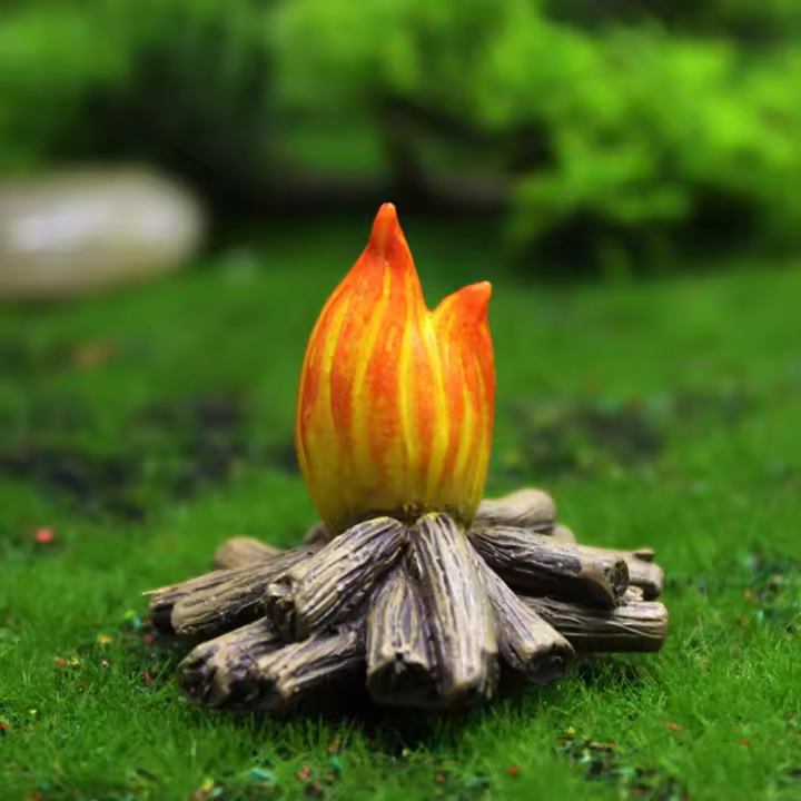 Mini statua de Gnomos de Jardín de hadas, decoración de micropaisaje de Musgo de Resina, statuilla Enana en miniatura de hadas al Aire Libre, Adornos de Resina - 1