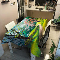 wer Rose Plant - Cubierta de mesa impermeable de tela rectangular 3d para fiesta, hogar, cocina - details 9