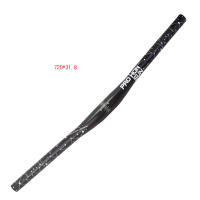 Manillar de aluminio ultraligero para bicicletas de montaña, color plateado, Horizontal, en forma de Golondrina, 720mm - details 6