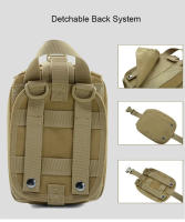Kit de primeros auxilios táctico militar, bolsa médica de emergencia para exteriores, ejército, caza, coche, Camping, Molle, herramienta de supervivencia, organizador EDC - details 3