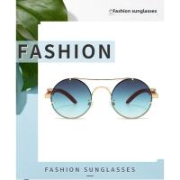 gafas de sol punk redondas retro para hombre, moda de conducción, gafas de sol avanzadas para compras de viaje multicolores para mujer. - details 0