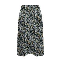 Falda elástica plisada estampada de cintura alta a rodilla para mujer, moda, fiesta, verano, 2024 - details 28