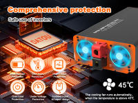 Onda sinusoidal pura 24V a 230V Convertidor de voltaje Inversor 2000W 4000W Fuente de alimentación de emergencia al aire libre RV Convertidor - details 5