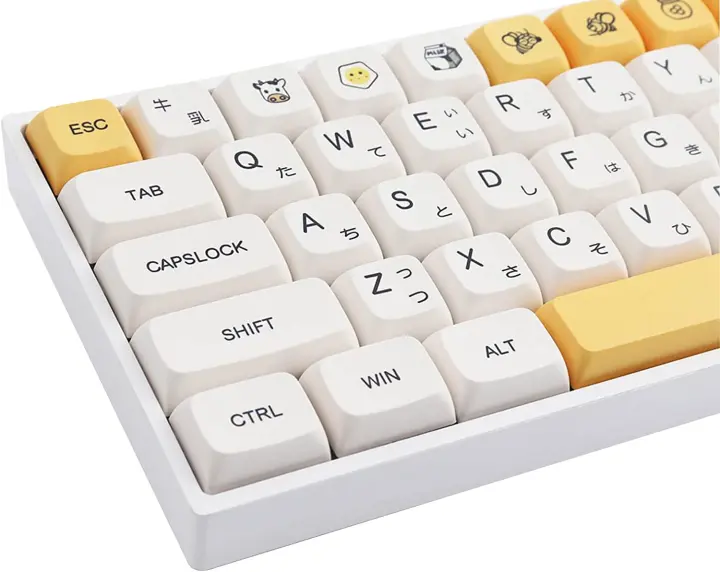 Teclas PBT para interruptores mecánicos Cherry Gateron MX, 140 teclas, sublimación, perfil XDA, japonés - 1