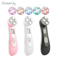 Dispositivo de belleza de fotones LED, electroporación EMS de radiofrecuencia RF 5 en 1, masajeador facial antiarrugas para el cuidado de la piel - details 5