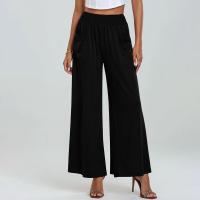 Pantalones de verano para mujer con cintura elástica, bolsillos, estilo chic y elegante - details 1