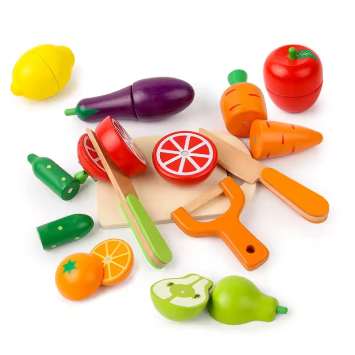 Juego realista de Cortar Frutas, Juguetes Divertidos y Educativos, Juegos de simulación para niños de 2 A 5 años, simulación de Corte de verduras ¡Divertida! - 1