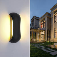 Lámpara de pared LED impermeable de aleación de aluminio, lámpara de pared interior moderna y sencilla, sala de estar, dormitorio, pasillo, lámpara de escalera - details 0