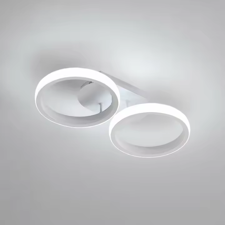 Lámparas de techo LED, 20W, 1650LM para sala de estar, dormitorio, comedor, cocina, blanco frío, estilo moderno - 1