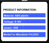 Cargador inalámbrico rápido para teléfono móvil Qi para Mitsubishi Pajero 2008-2018 Accesorios Modificación Auto Productos piezas - details 2