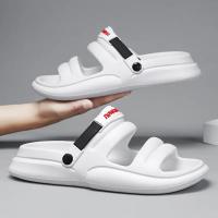 Zapatillas hombre verano 2024 nuevo uso exterior niños pisando mierda sensación deportes conducción sandalias de playa de suela blanda de doble propósito - details 7