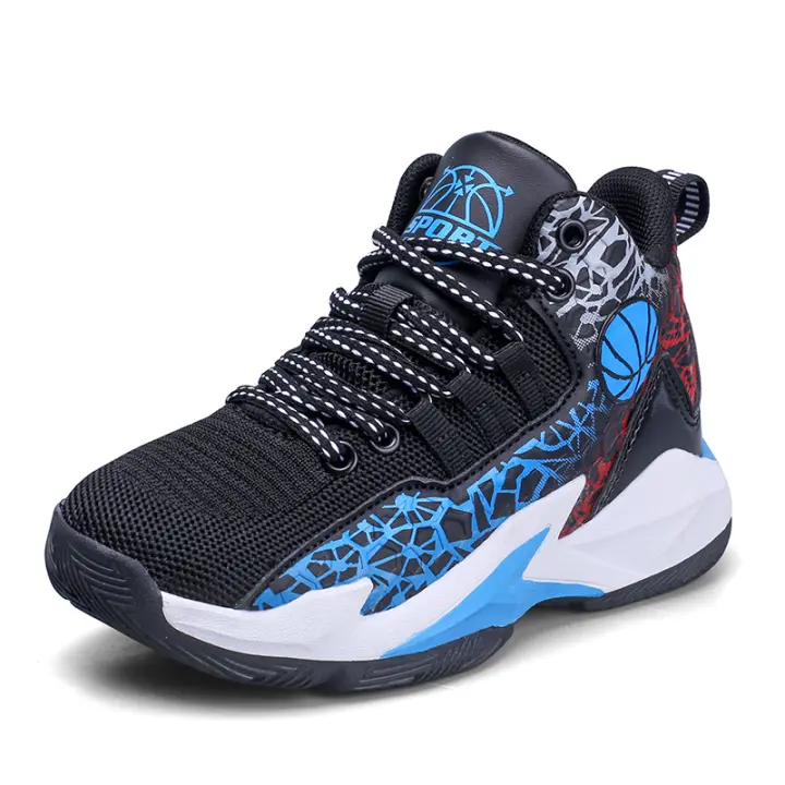 Zapatillas de baloncesto para niños, calzado antideslizante cómodo, ligero, moda juvenil - 1