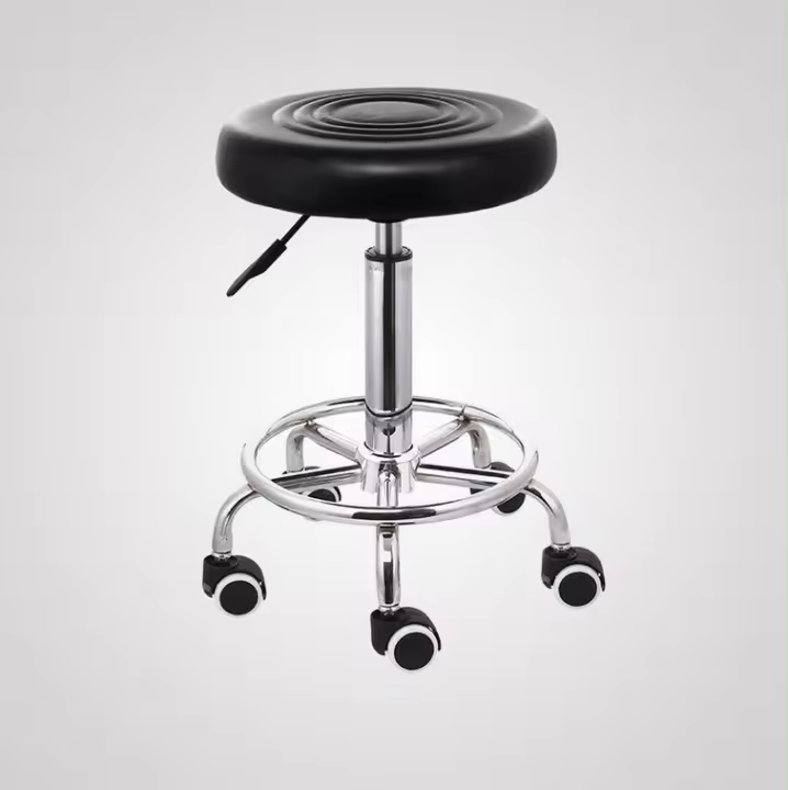 Muebles de Bar Ajustables de Altura Juego de Taburete de Metal con Buen Rendimiento - 1