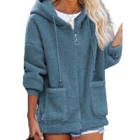 Chaquetas informales con capucha para mujer, abrigos holgados de otoño - details 4