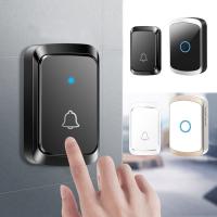 Timbre inalámbrico con batería de 300M, alimentado por USB minitimbre de puerta, 5 niveles de volumen, Kit de timbre para casa, aula y oficina, 60 campanas - details 0