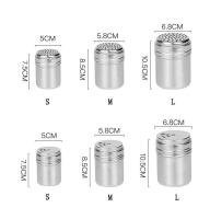 Botellas de sal y azúcar, tapas giratorias, utensilios de cocina multiusos de acero inoxidable y mezcladores de pimienta, tarros de especias, tarros de condimentos - details 0