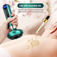 Masajeador eléctrico con ventosa al vacío, frascos de masaje adelgazantes con calor infrarrojo, anticelulitis, médico chino - details 10