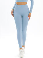 Mallas de Yoga sin costuras para mujer, pantalones deportivos de cintura alta, Leggings de gimnasio, pantalones de entrenamiento de realce, Leggings para correr y Fitness - details 38