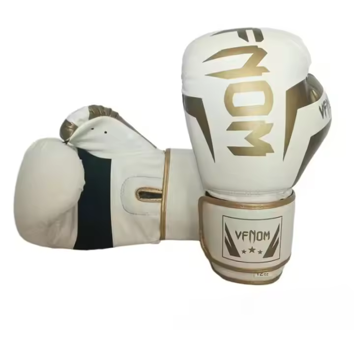 Guantes de boxeo profesionales para hombres, mujeres y niños, Equipo de Boxeo MMA Sanda, guantes de boxeo de combate libre, cuero PU, objetivo de mano - 1