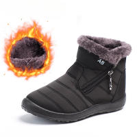 Zapatos cálidos de invierno para mujer, botas de nieve para exteriores, botines cortos para mujer, zapatos - details 3