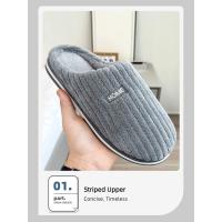 Zapatillas de casa para hombre y mujer, chanclas informales de suela gruesa suave, pantuflas cálidas de felpa, zapatos antideslizantes para dormitorio, invierno, novedad - details 4