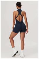 Monos deportivos sin mangas V Back Scrunch Traje de yoga de una pieza con cremallera - details 25