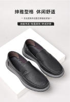 Piel de oveja Doudou zapatos de los hombres de suela suave superficie suave de cuero de la manga Casual zapatos de un Pedal de conducción mocasines de los hombres - details 1