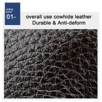 Bolso bandolera suave de piel de becerro auténtica para hombre informal - details 7