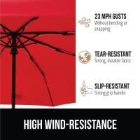 Paraguas compactos y resistentes al viento Apertura automática con un clic Reforzado con fibra de vidrio - details 12