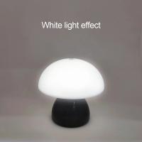 Lámpara de mesa con forma de seta, escritorio táctil de carga, cafetería, decoración de dormitorio de hotel, ambiente creativo nórdico, luz nocturna pequeña - details 5
