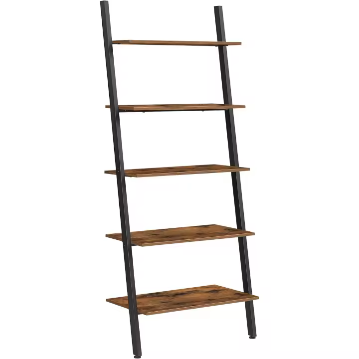 Estantería de Estilo Industrial de 5 Niveles Estante Inclinable Para Sala de Estar, Cocina, Oficina - 1