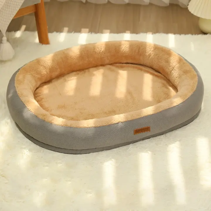 Cama antideslizante para mascotas, perrera cálida para invierno, cojín suave para cachorros, suministros para gatos - 1