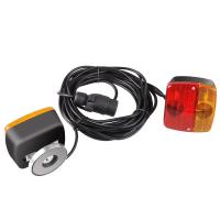 Luces magnéticas para tablero de luz de remolque, juego de lámparas traseras para camión, caravana, furgoneta, camión, luz de remolque de 7 pines, 12V, 2 uds. - details 1