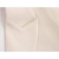 BUNO-2025 otoño nueva ropa de mujer estilo europeo y americano moda versátil casual chaqueta de traje suelta con rayas blancas. - details 8