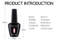 NAILCO-esmalte de uñas en Gel UV, barniz híbrido translúcido semipermanente para manicura artística, 15ml - details 1