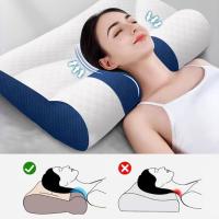 Almohada de Plumón de Ganso Cómoda para Mejorar el Sueño Almohada de Cuello Uterino Ergonómica para Dormir en Todas las Posiciones - details 3