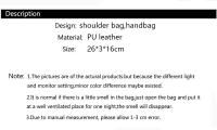 Bolso de Mujer con Diseño de Cuero PU Bolso de Hombro con Patrón de Cocodrilo Bolso de Mano Vintage para Damas Bolso Cruzado Casual - details 0