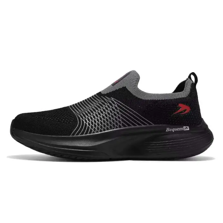 Nuevo Zapatos de seguridad para hombre, Zapatos de despertador para hombre con diseño antideslizante y moderno, soporte ligero para el arco, Zapatos deportivos - 1