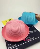 Gorra para niños, decoración de orejas para niños de verano, sombrero de Panamá ppy para niño sólido - details 35