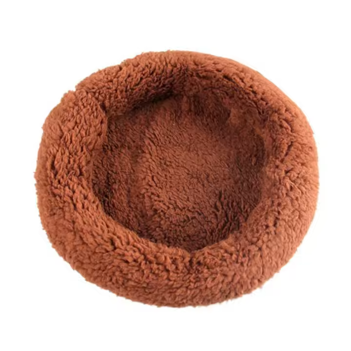 Estera de Jaula Redonda de conejillo de Indias agradable, cómodo Cálida para dormir de hámster, Foreign de erizo Redonda lavable, - 1