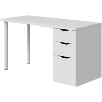 Ordenador Reversible con 2 Cajones y 1 Puerta, Mesa Despacho, Modelo Athena Medidas: 138 cm (Ancho) x 60 cm (Fondo) x 74 cm (Alto) - details 0