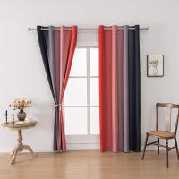 Cortinas Opacas Modernas de salón, 2 Piezas, Aislantes, frío y Calor con Ojales - details 5