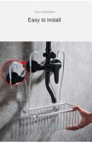 Estante de ducha de aluminio no poroso, soporte para champú, organizador de cesta, accesorios de baño - details 5