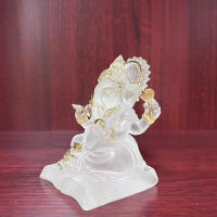 Adorno indio, decoración creativa para el hogar, cristal de agua, resina, Buda, elefante tailandés, tronco, Dios de la riqueza - details 4