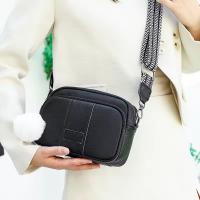 Cartera de mujer 100% de piel de vaca, bolso cruzado de cuero genuino de alta calidad, bolso de piel de vaca de lujo - details 4