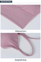 Sujetador deportivo de nailon S-XL para mujer, Bralette, ropa interior transpirable, Leggings deportivos, Top Sexy, 10 colores - details 11