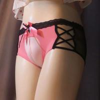Sexis hombres ocultos Ba cintura que forma Ence ropa interior cruzada hueca, entrepierna ropa interior menos sexy Sissy - details 6