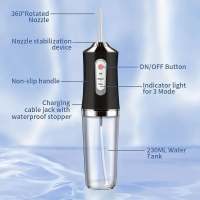 Irrigador Dental Portátil Profesional 4 Boquillas, 3 Modos, Recargable Ideal para Limpieza Dental - details 7