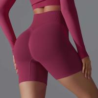 Deportes sin costuras para mujer, ciclismo, trotar, Fiess, cintura alta, Push Up, pantalones cortos de gimnasio, mallas, ropa de Yoga - details 14